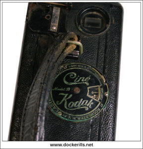 Vintage Kodak Cine Model B Clockwork / Wind-Up Cine Movie Camera. With Case 3.