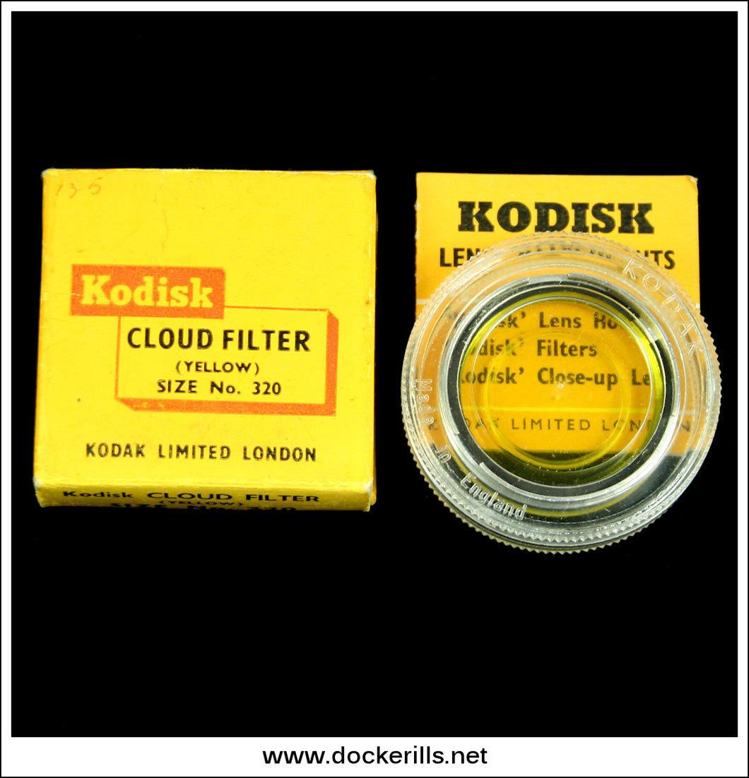 Vintage Kodak Cloud Filter No. 330. Yellow.
