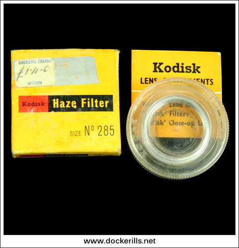 Vintage Kodak Haze Filter No. 285.