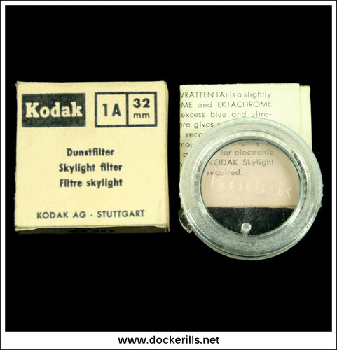 Vintage Kodak Skylight Filter 1A 32mm.