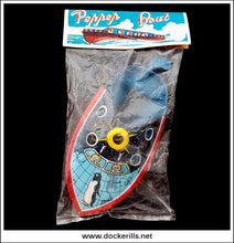 "Pop Pop Boat", Vintage Pop Pop Boat, Komatsudo, Japan 1.