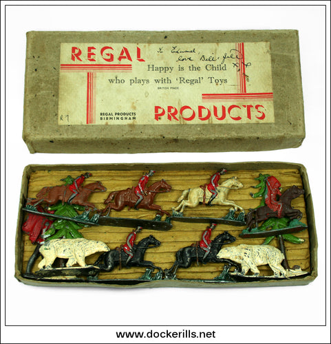 Vintage Lead Figures / Soldiers, Regal Products, Birmingham, England. c. 1950's.