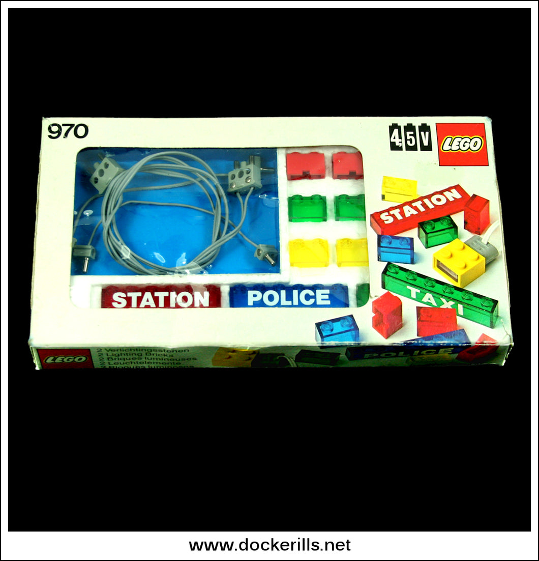 Vintage Lego Lighting Bricks 970, 1978 1.