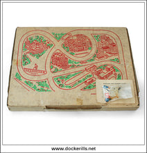 Közlekedési játék, Traffic Game. Vintage Clockwork Tin Plate Toy, Lemezaru Gyar, Hungary. (Ex. Technofix) 3.