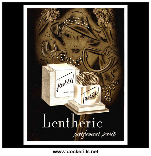 Lentheric Tweed. Original Vintage Advert From April 26th, 1939.