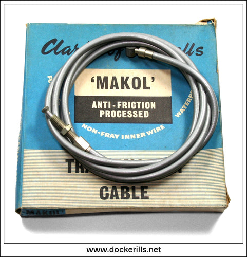 Makol Bicycle Cable - Standard 9/32 Barrel Nipple, Centre Pull, (Ladys Silver 501/).