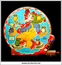 The Acroball Bagatelle. Vintage Tin Plate Backed Bagatelle Game, Marx, Great Britain 1.