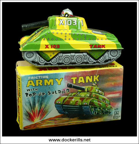 Army Tank With Pop-Up Soldier, Masuya, Japan 1.