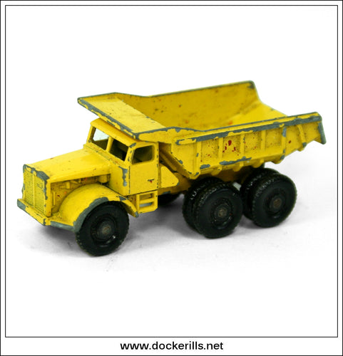 Matchbox 1-75 No. 6c, Euclid Dump Truck, 1963.