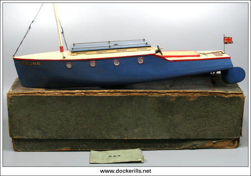 Hornby Clockwork Speed Boat 'Viking', Meccano Ltd., Great Britain 1.