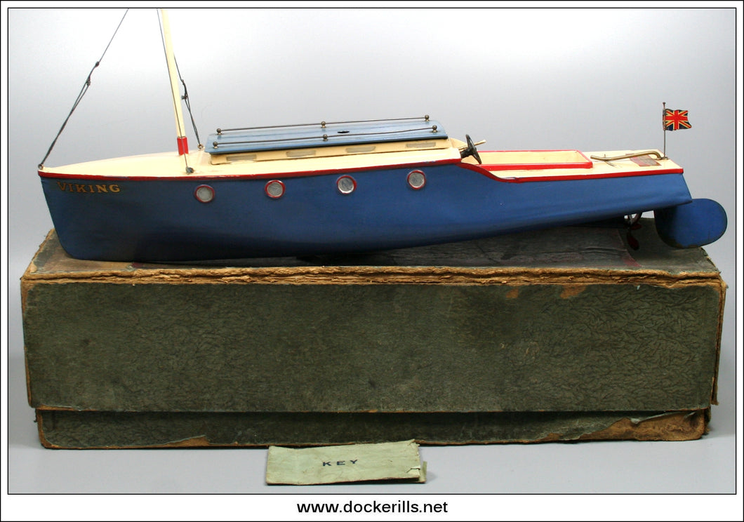 Hornby Clockwork Speed Boat 'Viking', Meccano Ltd., Great Britain 1.