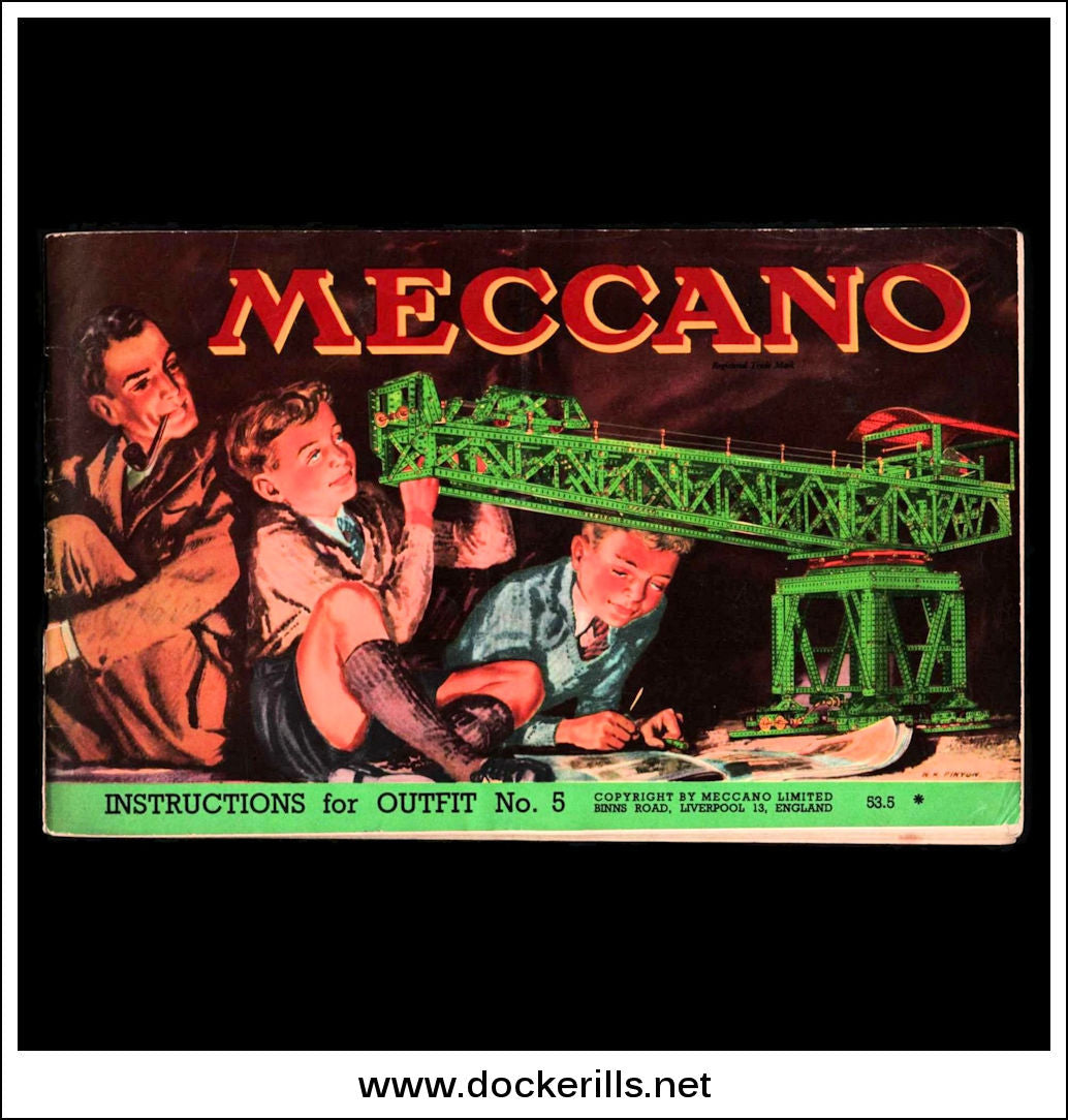 Meccano. Instructions For Outfit No. 5.