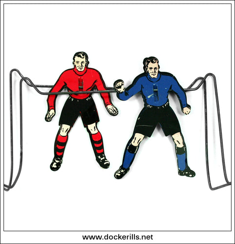 Blow Football. Merit / J. & L. Randall Ltd., Great Britain. Spare Goalies X 2.