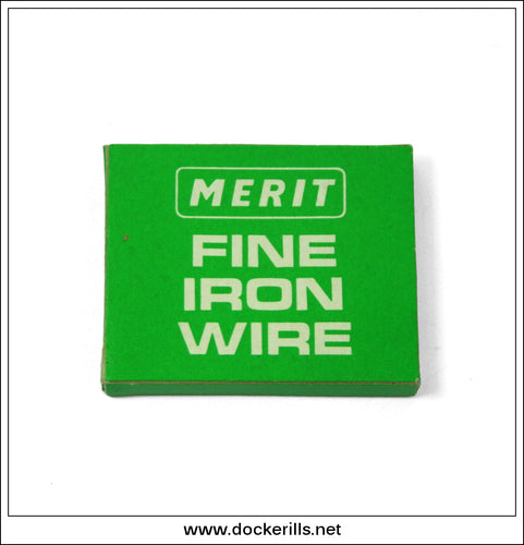 Chemistry Set - Fine Iron Wire In Packet. Merit / J. & L. Randall Ltd. VINTAGE GAME SPARES