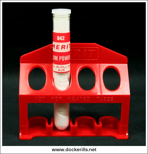 Merit Chemistry Set - Spare Chemical 842 Alum Powder. J. & L. Randall Ltd. VINTAGE TOY SPARES