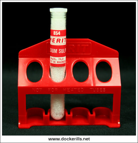 Merit Chemistry Set - Spare Chemical 854 Magnesium Sulphate. J. & L. Randall Ltd. VINTAGE TOY SPARES