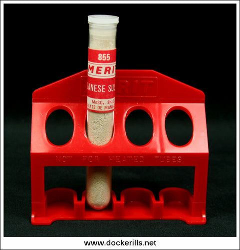 Merit Chemistry Set - Spare Chemical 855 Manganese Sulphate. J. & L. Randall Ltd. VINTAGE TOY SPARES