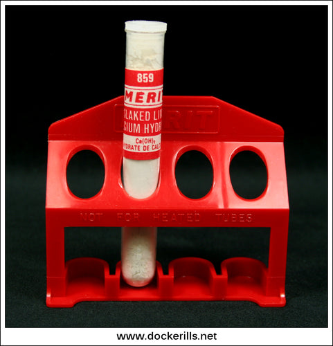 Merit Chemistry Set - Spare Chemical 859 Slaked Lime (Calcium Hydroxide). J. & L. Randall Ltd. VINTAGE TOY SPARES