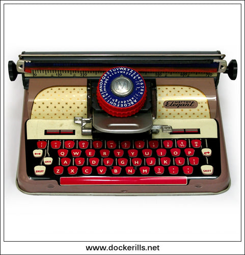 Mettoy Elegant Toy Typewriter, Mettoy, Great Britain. Tin Toy - Toy.
