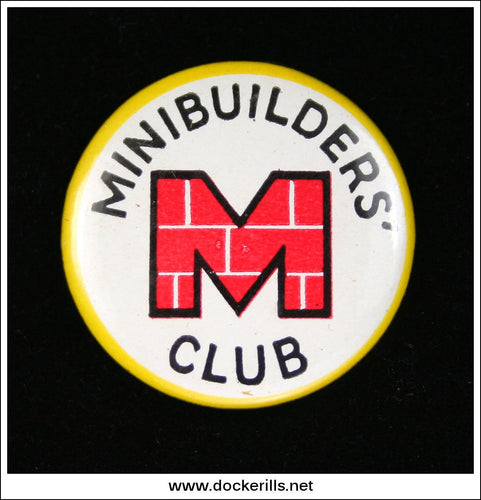 Vintage Minibrix Minibuilders Club Badge.