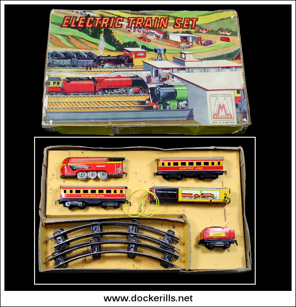 Electric Train Set, Modelex Miniatures, Great Tin Plate