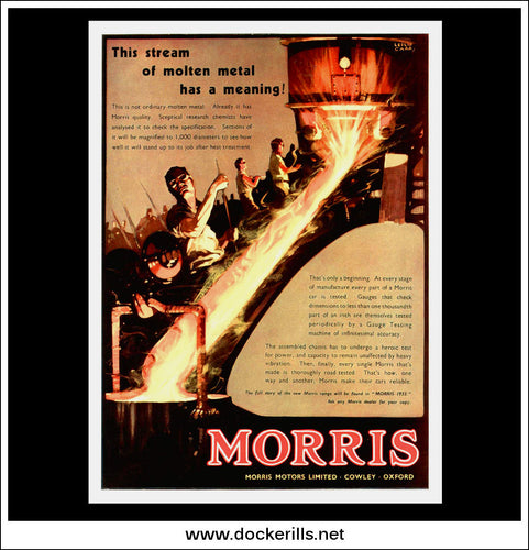 Morris. Original Vintage Advert From January 18th 1933.