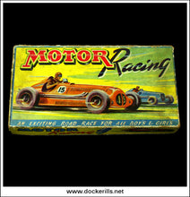 Motor Racing. Vintage Board Game c. 1950's 1.