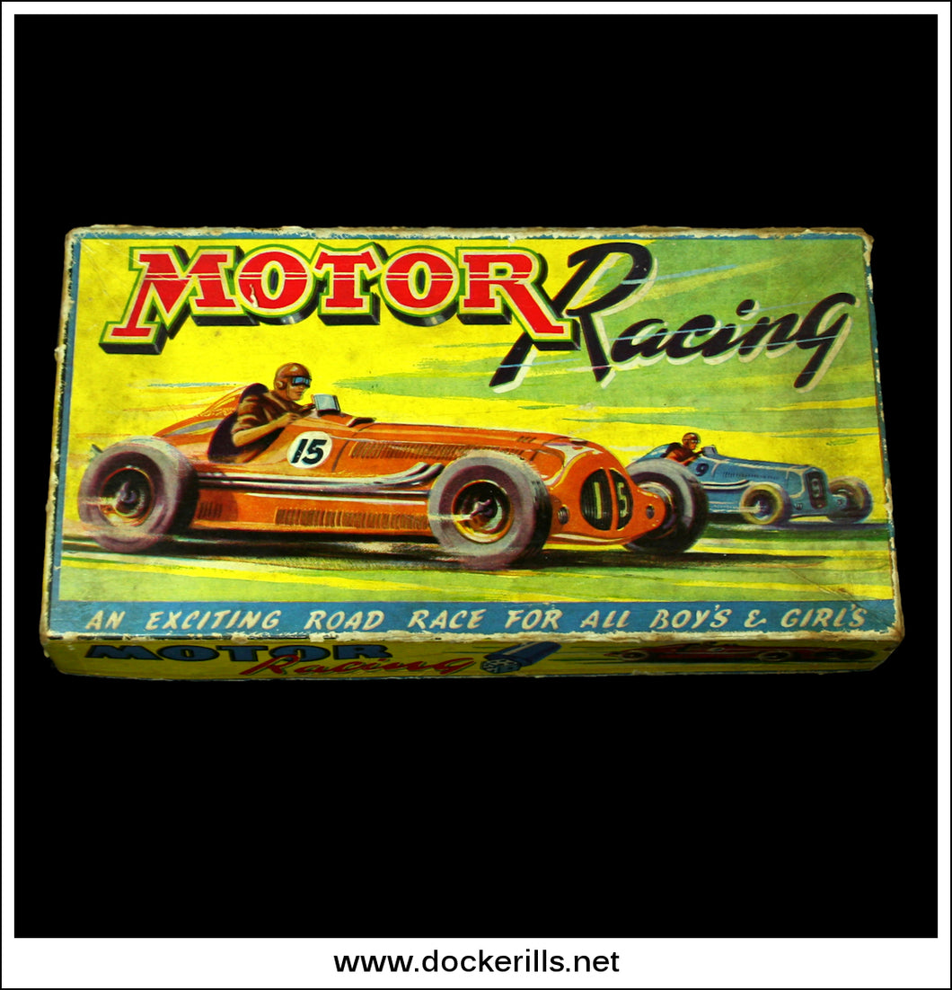 Motor Racing. Vintage Board Game c. 1950's 1.