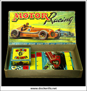 Motor Racing. Vintage Board Game c. 1950's 2.