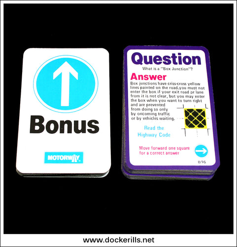 Campus Martius Motorway Game. Spare Bonus Cards. VINTAGE GAME SPARES