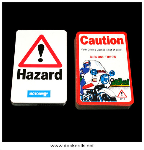 Campus Martius Motorway Game. Spare Hazard Cards. VINTAGE GAME SPARES
