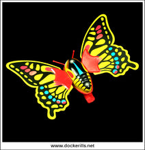 Flutterfly, Novelty Tin Plate Toy. Clockwork / Wind-Up Novelty Toy, Nomura / Mikuni, Japan 3.