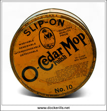 Vintage O-Cedar Mop Polish Tin No. 10. 1.