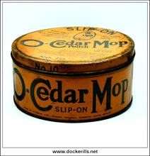 Vintage O-Cedar Mop Polish Tin No. 10. 2.