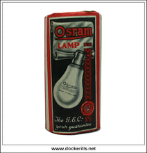 Vintage Osram Light Bulb In Original Packaging, 220 V. G.E.C. Broad Arrow Mark 2.
