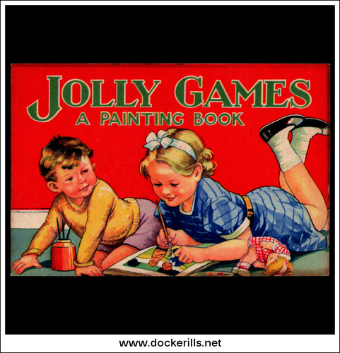 Jolly Games A Painting Book. B.B. Ltd. No. 683