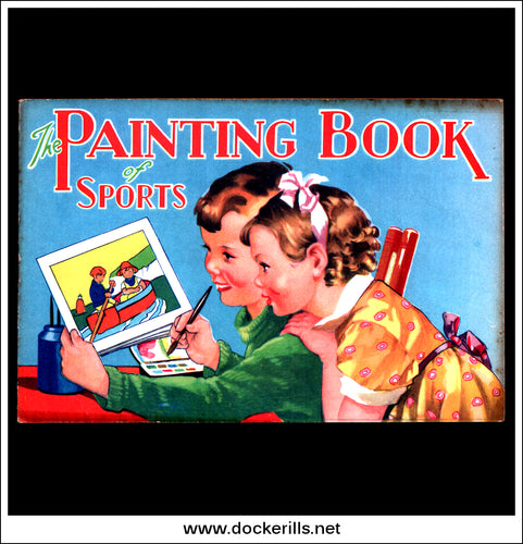 Vintage Painting Book Of Sports B.B. Ltd. No. 682