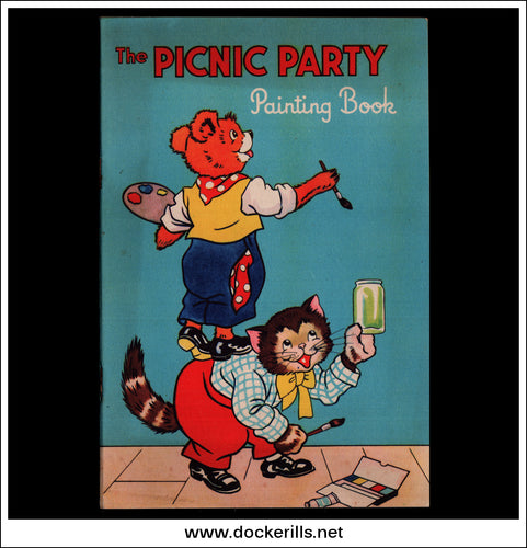 The Picnic Party Painting Book. Juvenile Productions Ltd. No. 1014.