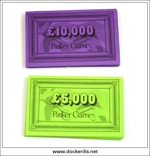 Parker Games 'The Magnificent Race Game'. Game Money. VINTAGE GAME SPARES