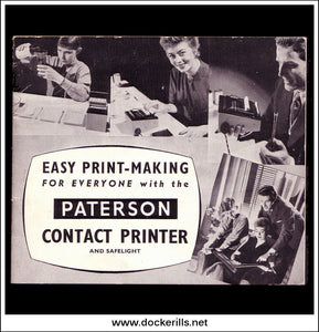 Vintage Paterson Contact Printer And Safelight 4.