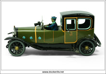 Coche Coupe-Limousine, 1923, Paya, Spain. Vintage Tin Plate Clockwork Limousine Toy 2.