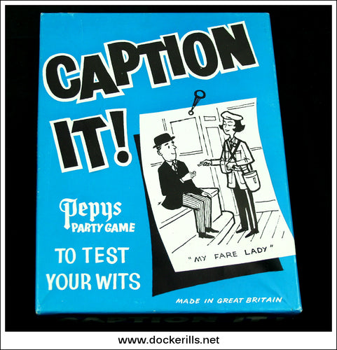 Caption It! Pepys, Vintage Party Game.