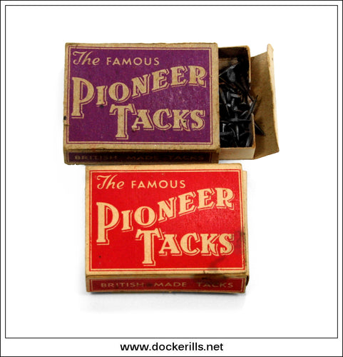 Two Vintage Boxes Of 'The Famous Pioneer Tacks'