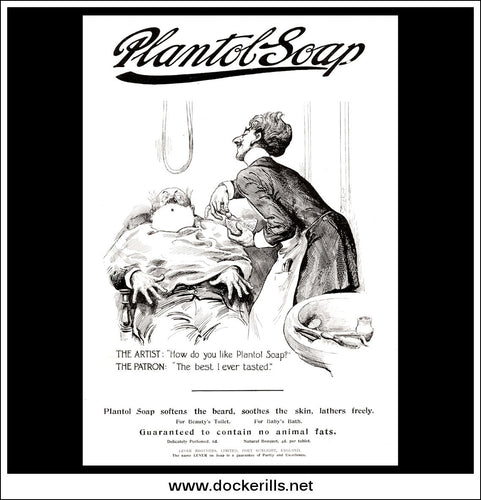 Plantol Soap. Original Vintage Advert From August 5th, 1905.