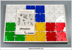 Playplax Squares Construction Toy, Trendon Ltd., Patrick Rylands. 48 Squares In Original Box 2.
