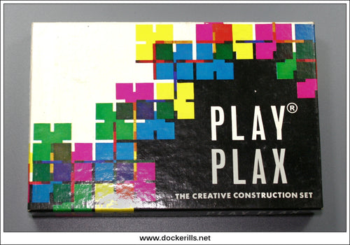 Playplax Squares Construction Toy, Trendon Ltd., Patrick Rylands. 36 Squares In Original Box 1.