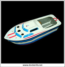 Pop Pop Boat 'Super 105'. Tin Plate Novelty Toy, Japan 2.