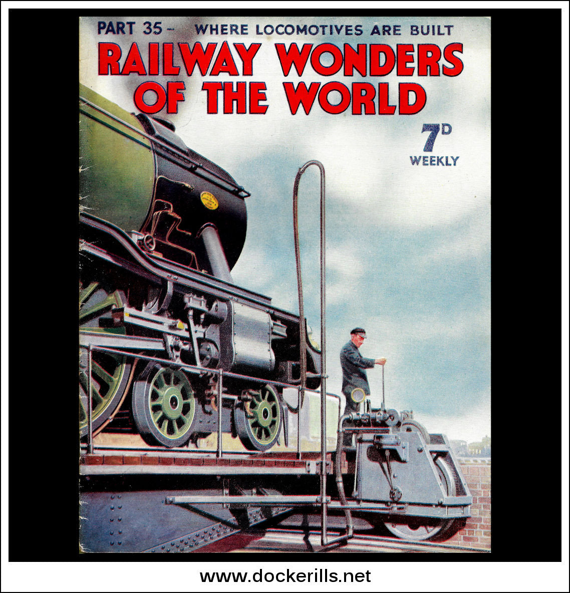 Railway Wonders Of The World Magazine No. 35. 1935. Cover - A Turn-Tab ...