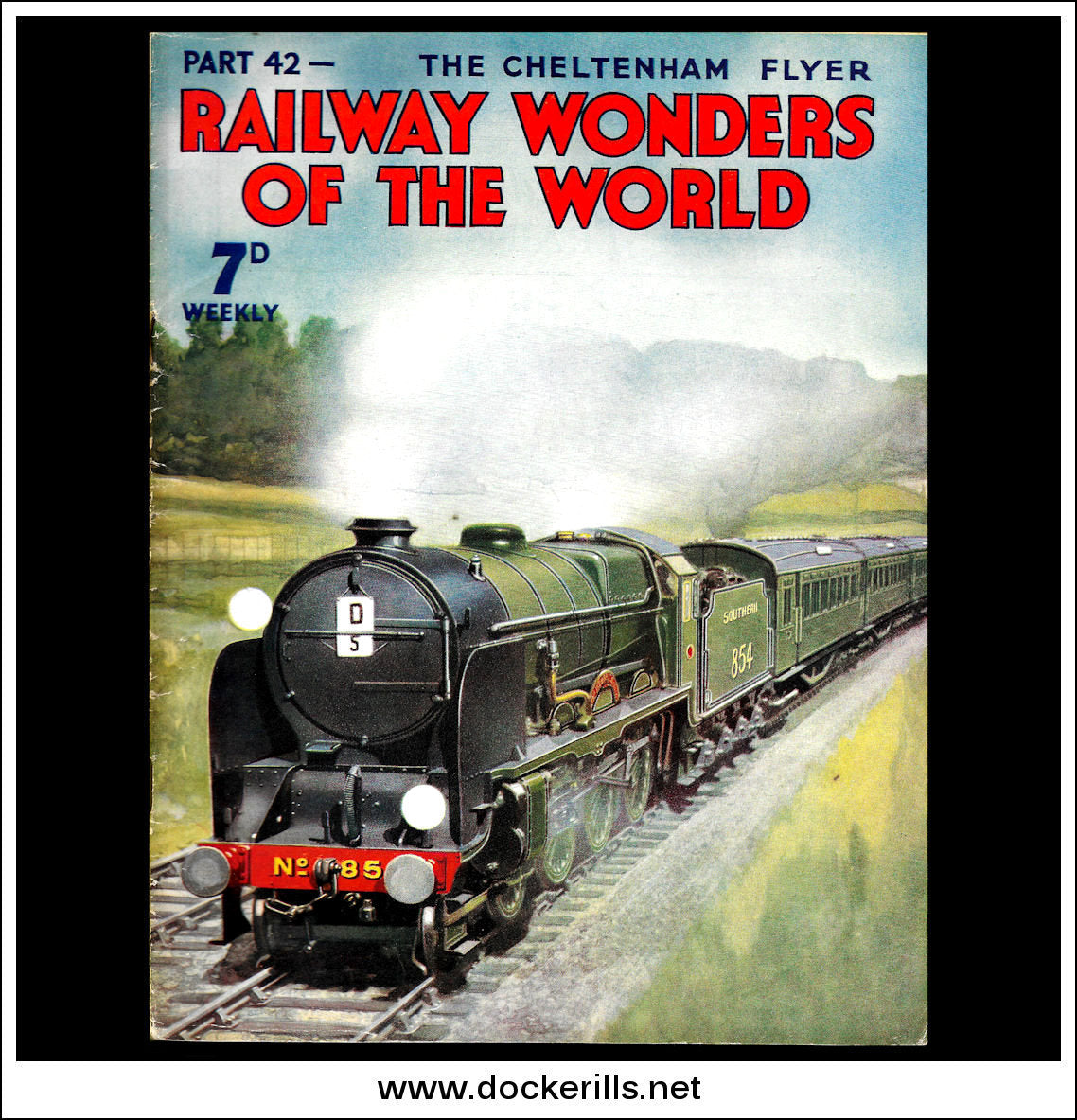 Railway Wonders Of The World Magazine No. 42. 1935. Cover - Southern R ...