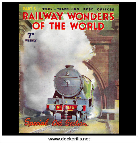 Railway Wonders Of The World Magazine No. 5. 1935.